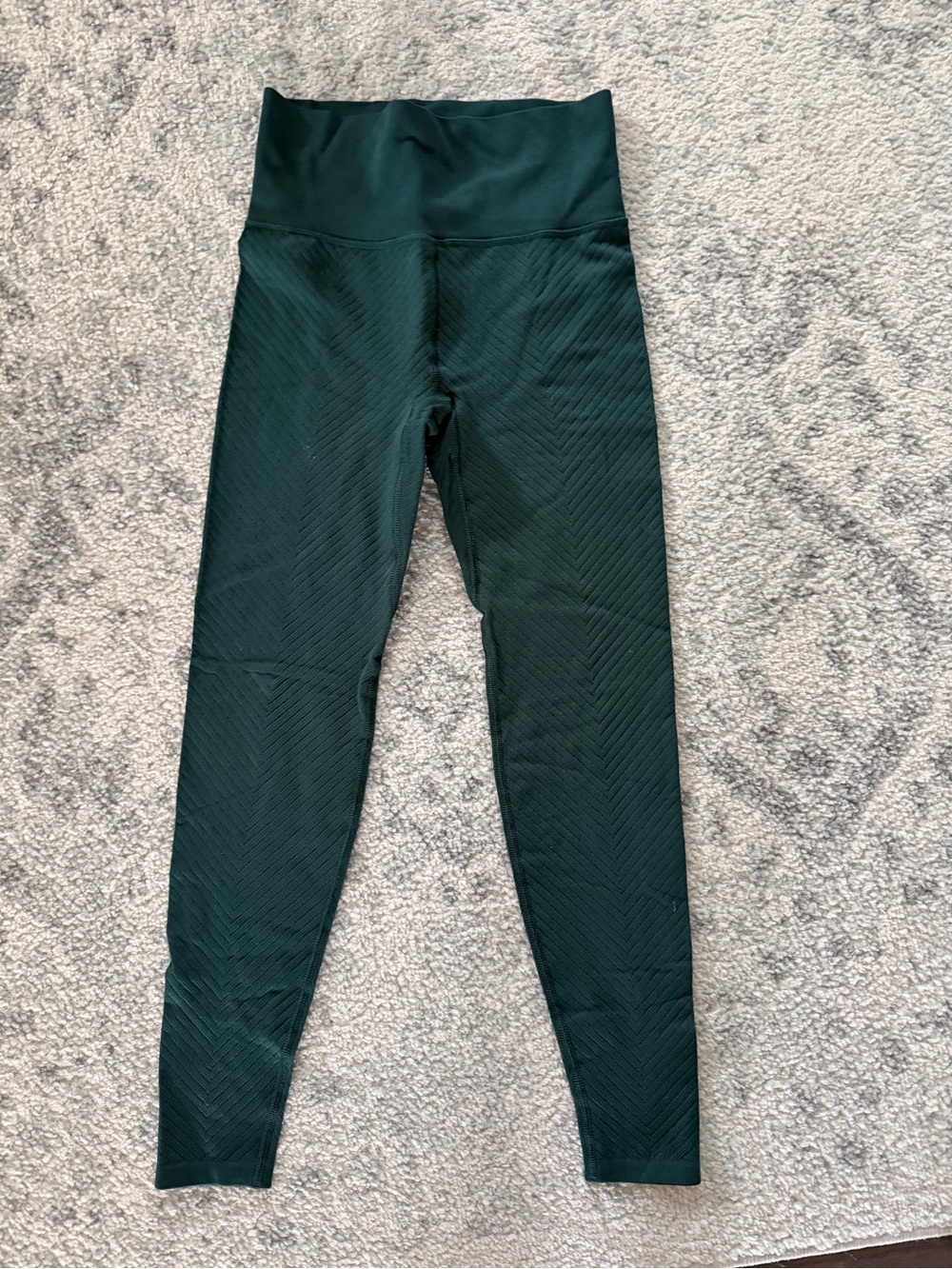 DSG Forest Green High-Waist Ribbed Leggings